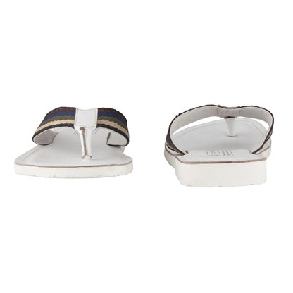 Pure Leather, Super-light, Slippers - Cloud (White), SLP9503WHT