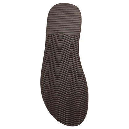 Pure Leather, Super-light, Slippers  - Simon (Tan & Brown), SLPCLD1904TN