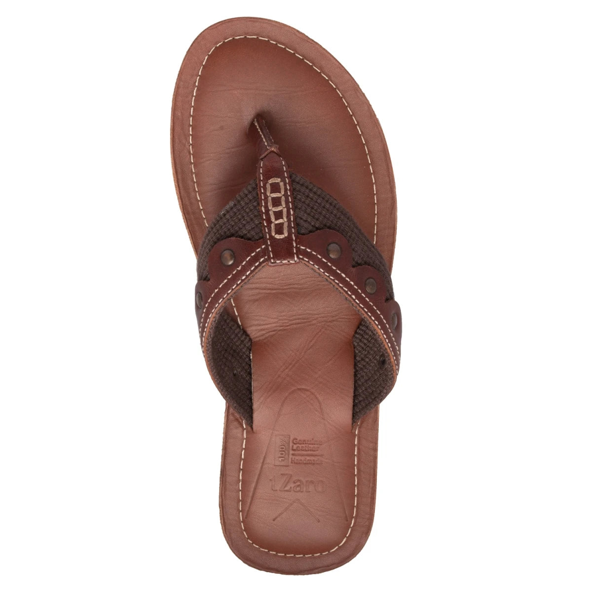 Pure Leather, Super-light, Slippers - Cloud (Tan), SLPCLD191V2