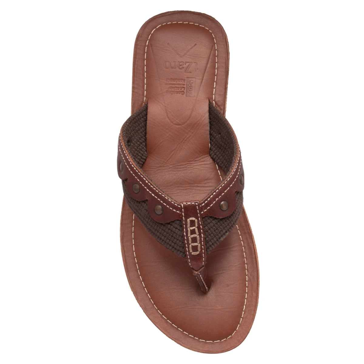 Pure Leather, Super-light, Slippers - Cloud (Tan), SLPCLD191V2