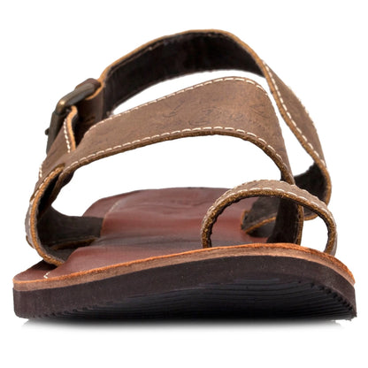 Pure Leather, Super-light, Sandal- Gladiator (Tan with Brown), SLPCLDGLD1908