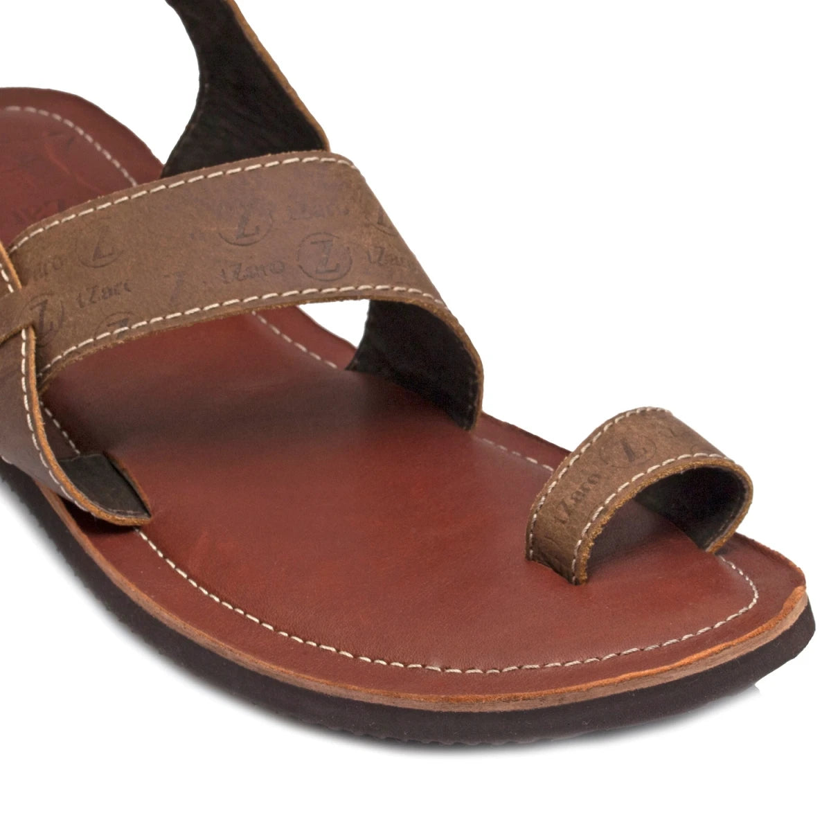 Pure Leather, Super-light, Sandal- Gladiator (Tan with Brown), SLPCLDGLD1908