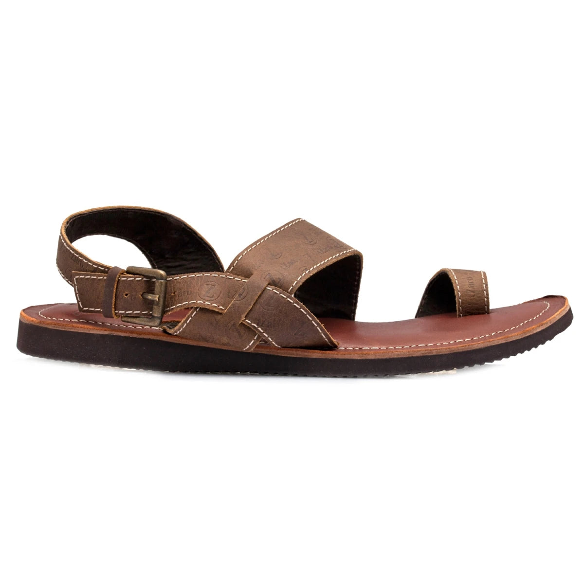 Pure Leather, Super-light, Sandal- Gladiator (Tan with Brown), SLPCLDGLD1908