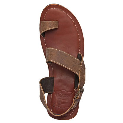 Pure Leather, Super-light, Sandal- Gladiator (Tan with Brown), SLPCLDGLD1908