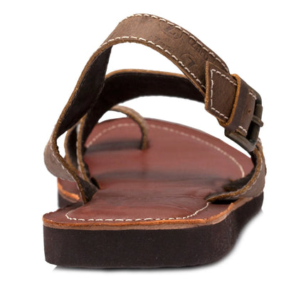 Pure Leather, Super-light, Sandal- Gladiator (Tan with Brown), SLPCLDGLD1908