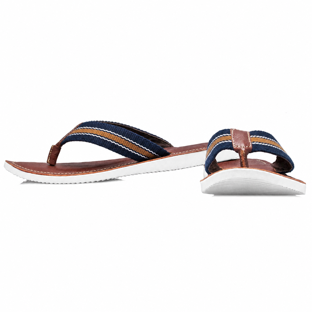 Pure Leather, Super-light, Slippers - Cloud (Tan), SLPCLDWB1906TN