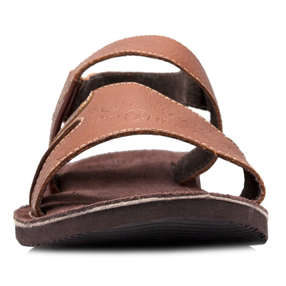 Pure Leather, Super-light, Sandal - Victory (Brown with Tan), SLPCLDWM1909