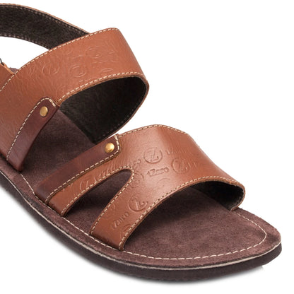Pure Leather, Super-light, Sandal - Victory (Brown with Tan), SLPCLDWM1909