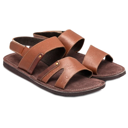 Pure Leather, Super-light, Sandal - Victory (Brown with Tan), SLPCLDWM1909