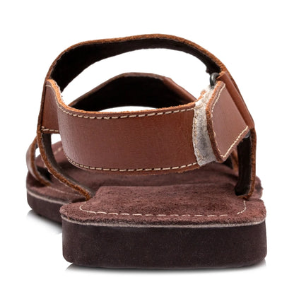 Pure Leather, Super-light, Sandal - Victory (Brown with Tan), SLPCLDWM1909