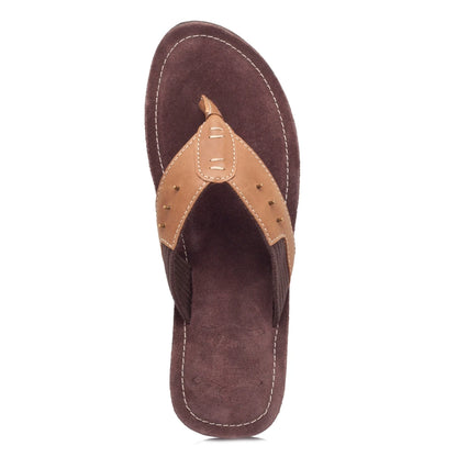 TZARO Genuine Leather Slipper - Ocata, SLPGV1908MRN