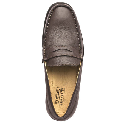 Pure Leather, Chocolate Color Slip-on Formal Shoes -  Mr. Slipon Choco, SLPONCHC2413