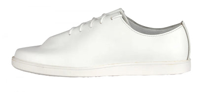 Pure Leather White Sneakers - Snowman, SNWMAN901