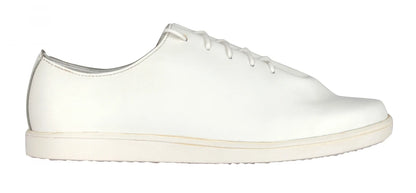 Pure Leather White Sneakers - Snowman, SNWMAN901