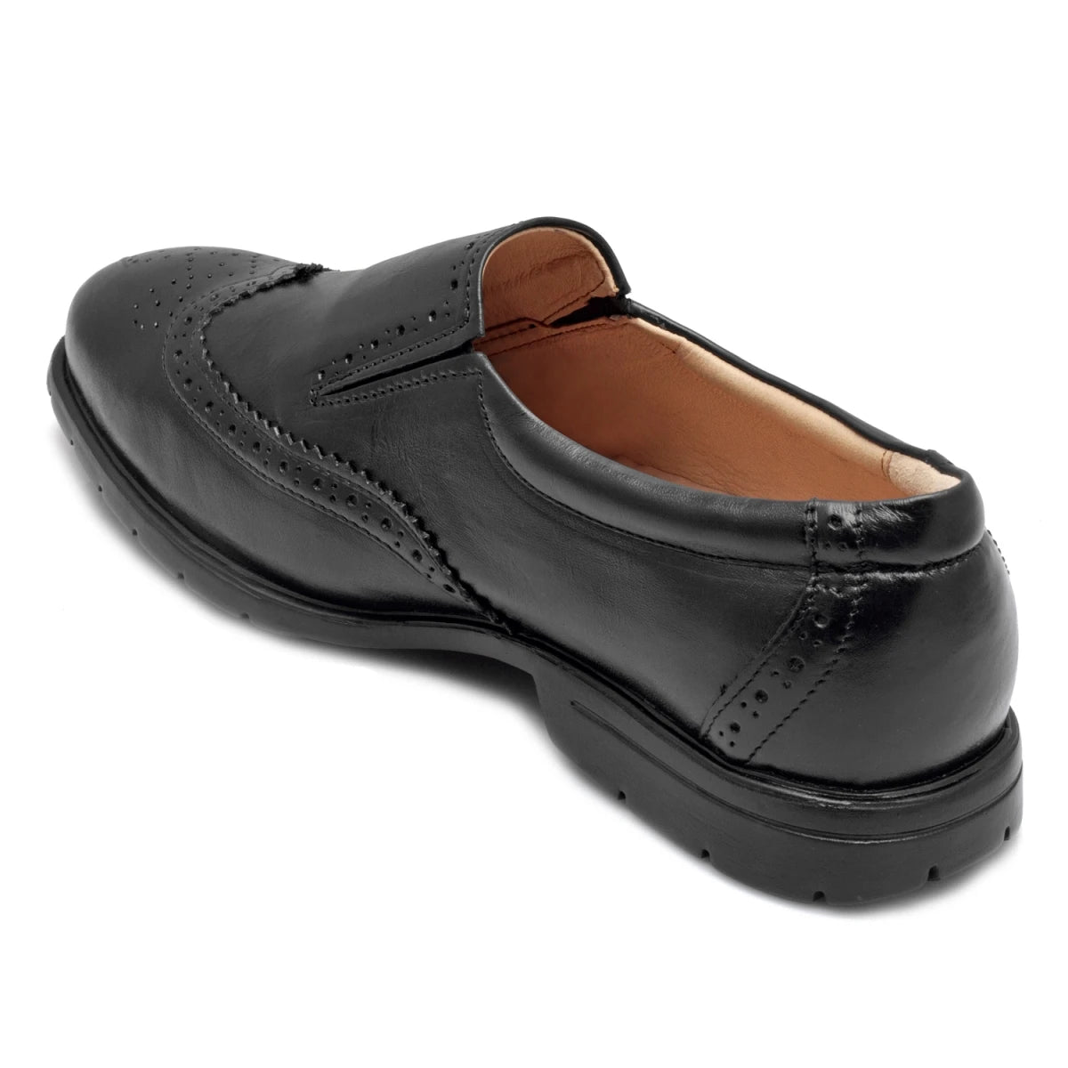 Pure Leather, Hard to Find, Black Brogues - Stud, STDBRG2521