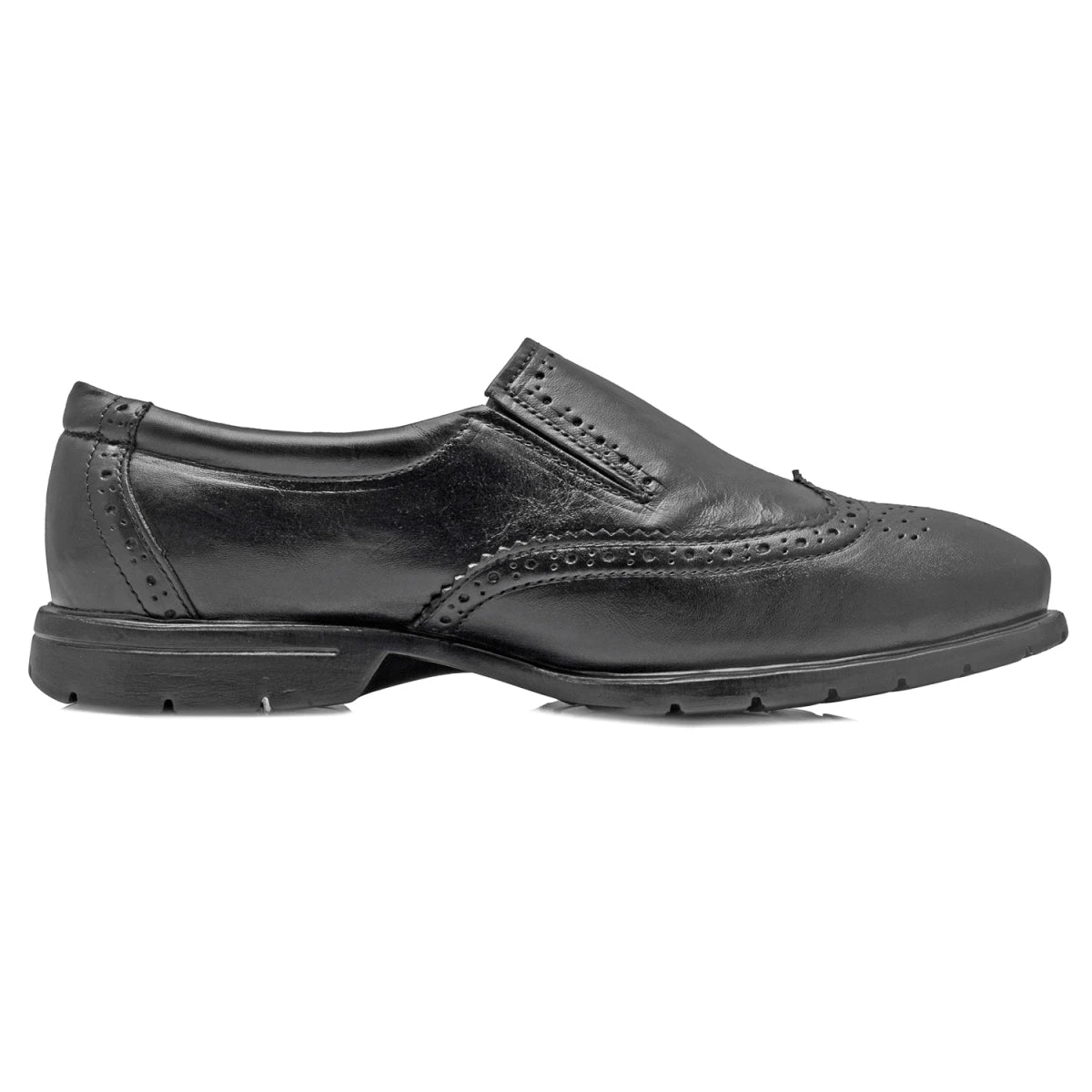 Pure Leather, Hard to Find, Black Brogues - Stud, STDBRG2521