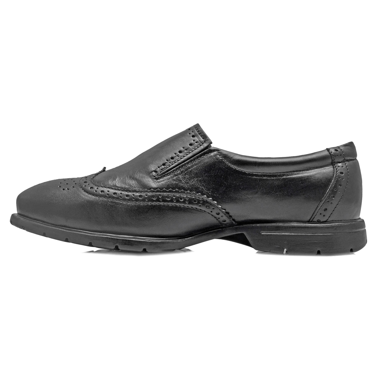 Pure Leather, Hard to Find, Black Brogues - Stud, STDBRG2521