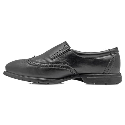 Pure Leather, Hard to Find, Black Brogues - Stud, STDBRG2521