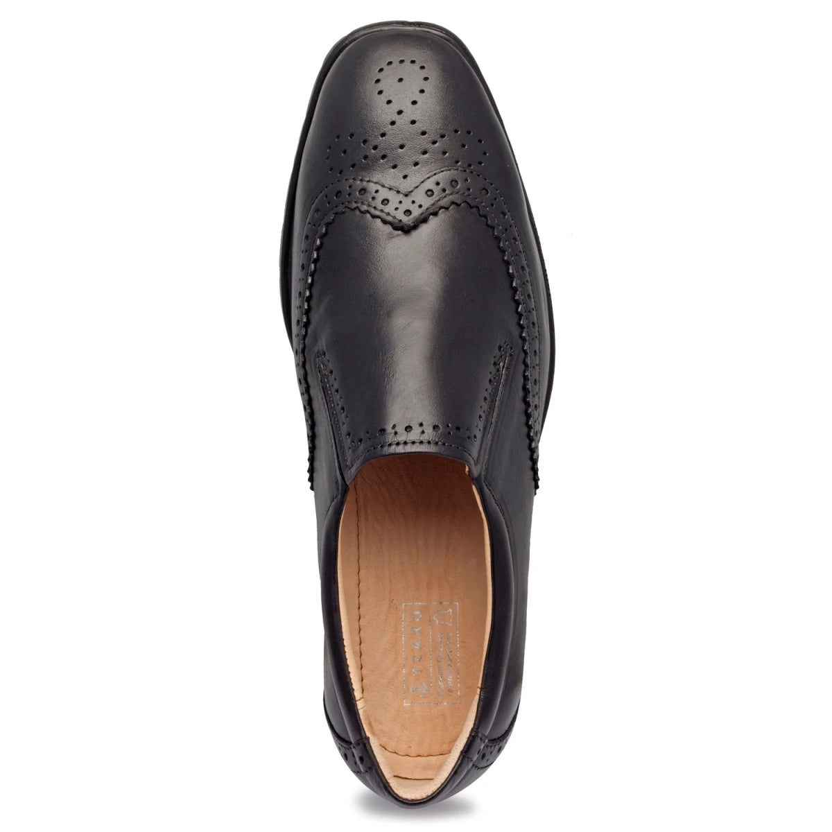Pure Leather, Hard to Find, Black Brogues - Stud, STDBRG2521