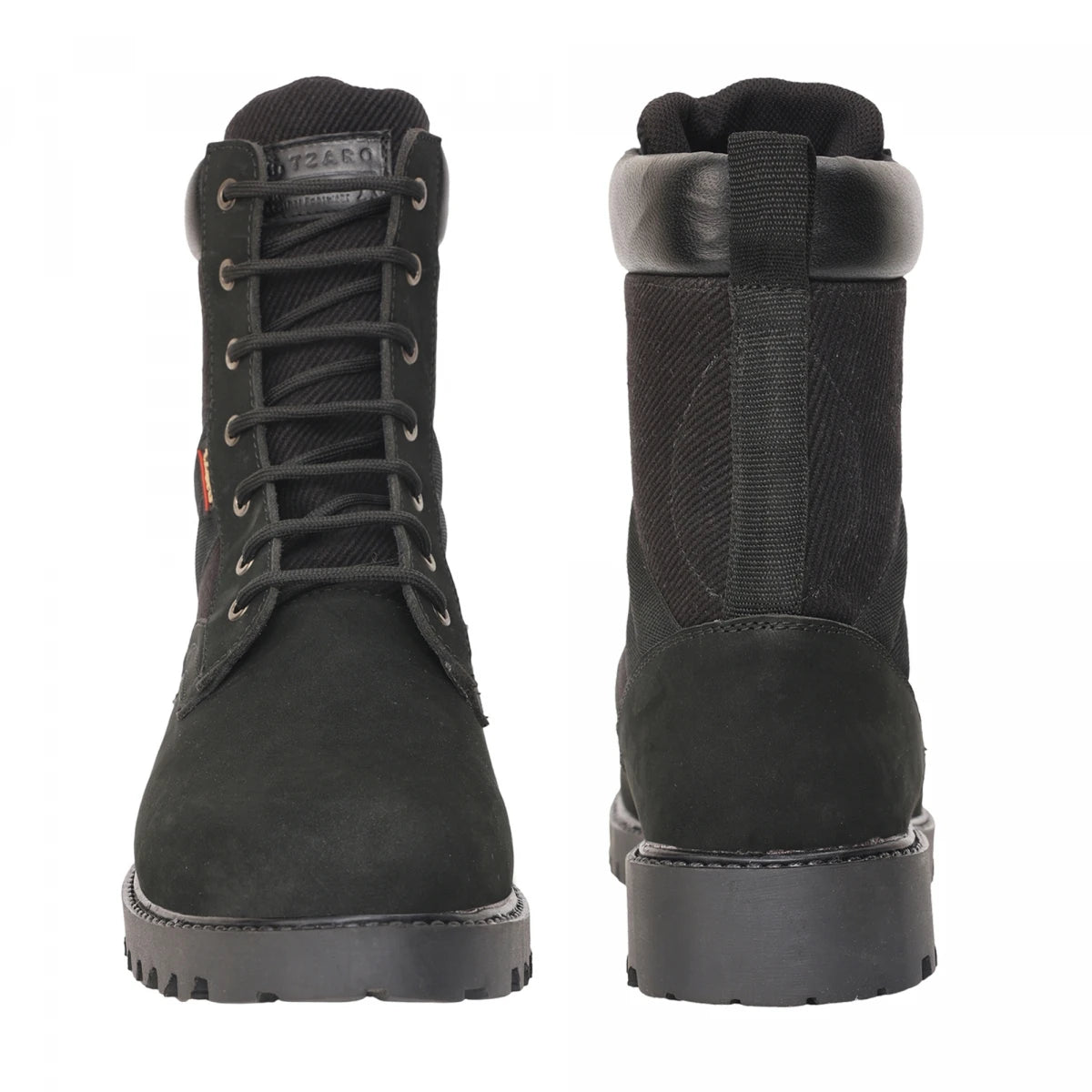 Pure Leather Rugged Boot : Sniper(Black), SniperBLK