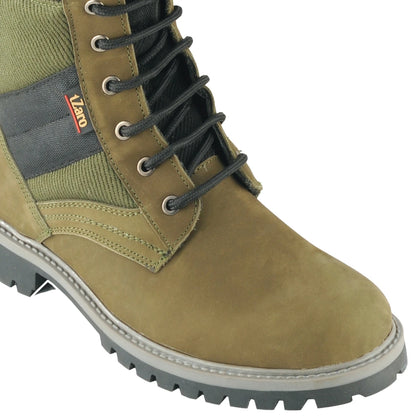Pure Leather Rugged Boot : Sniper(Olive-Green), SniperOG