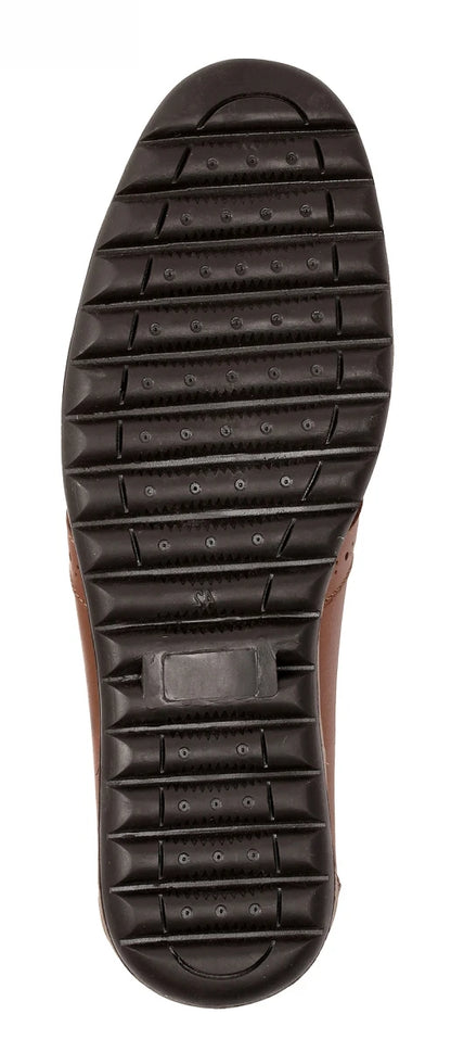 Pure Leather Tan Color Comfortable Loafer - Jhonny (Tan), TP1901PNCHTN