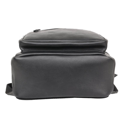 Black Genuine Leather Laptop Backpack for Men | TZARO - TZANMLTH770