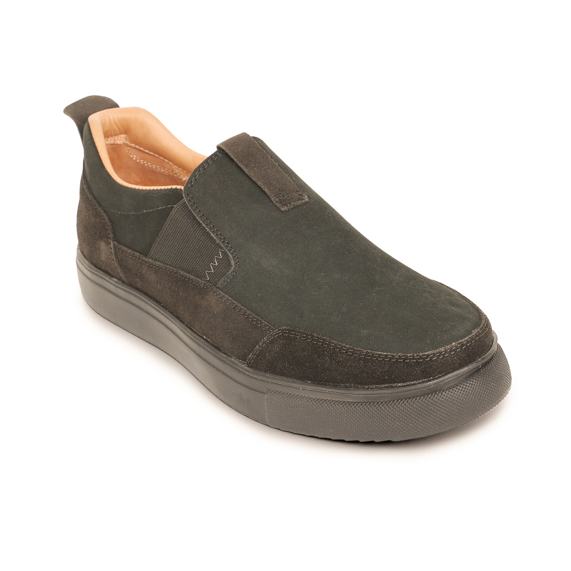 Pure Leather, Light Weight Black Sneakers - Omura, TZCRT912BLK