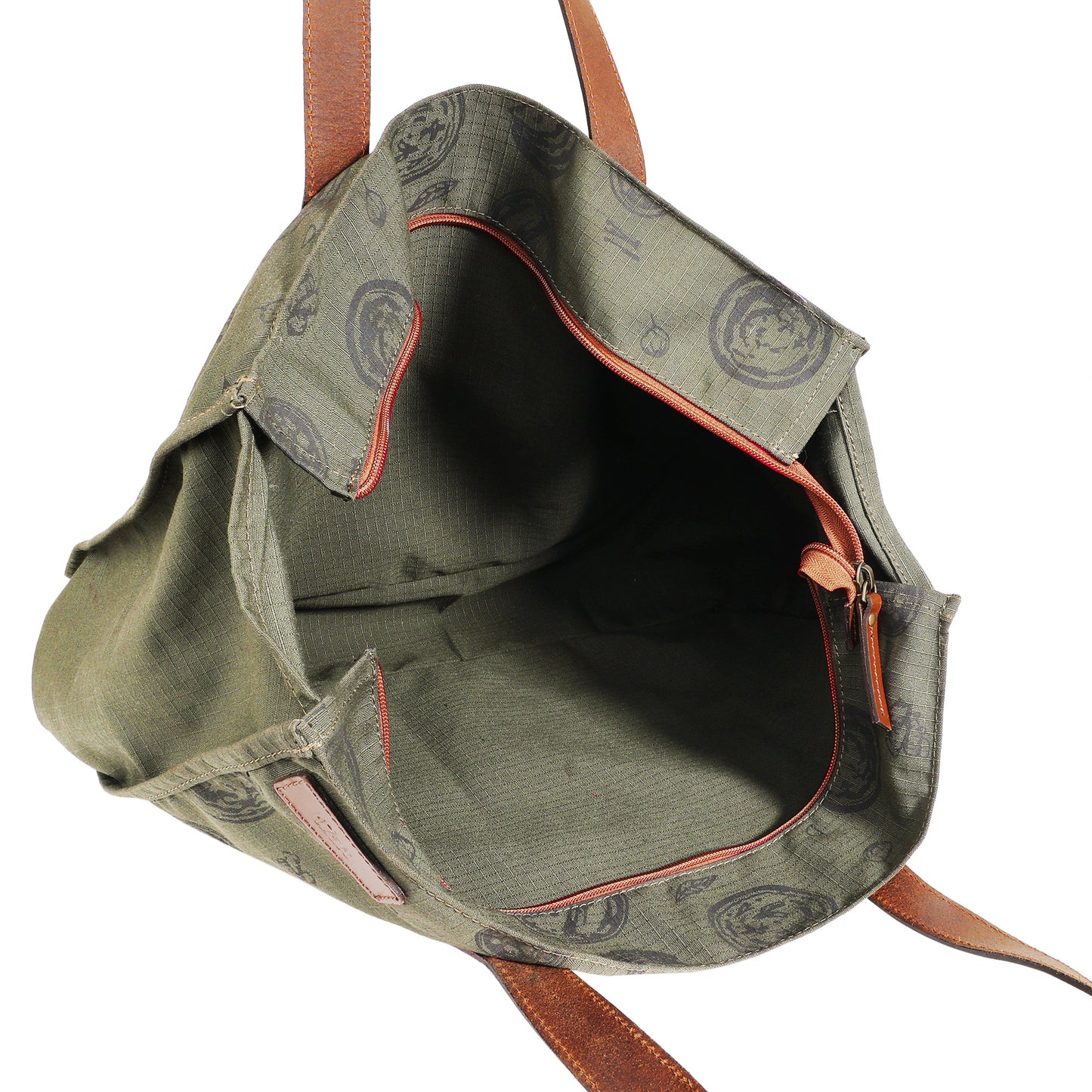 Olive Canvas Insulated Lunch Bag for Men | TZARO - TZLUNCH