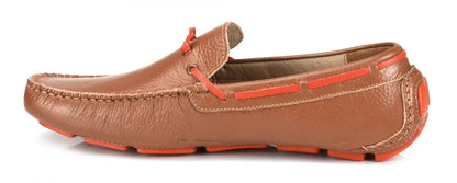 Genuine Leather Tan Driving Shoes  -  ZN2341TANSPRT