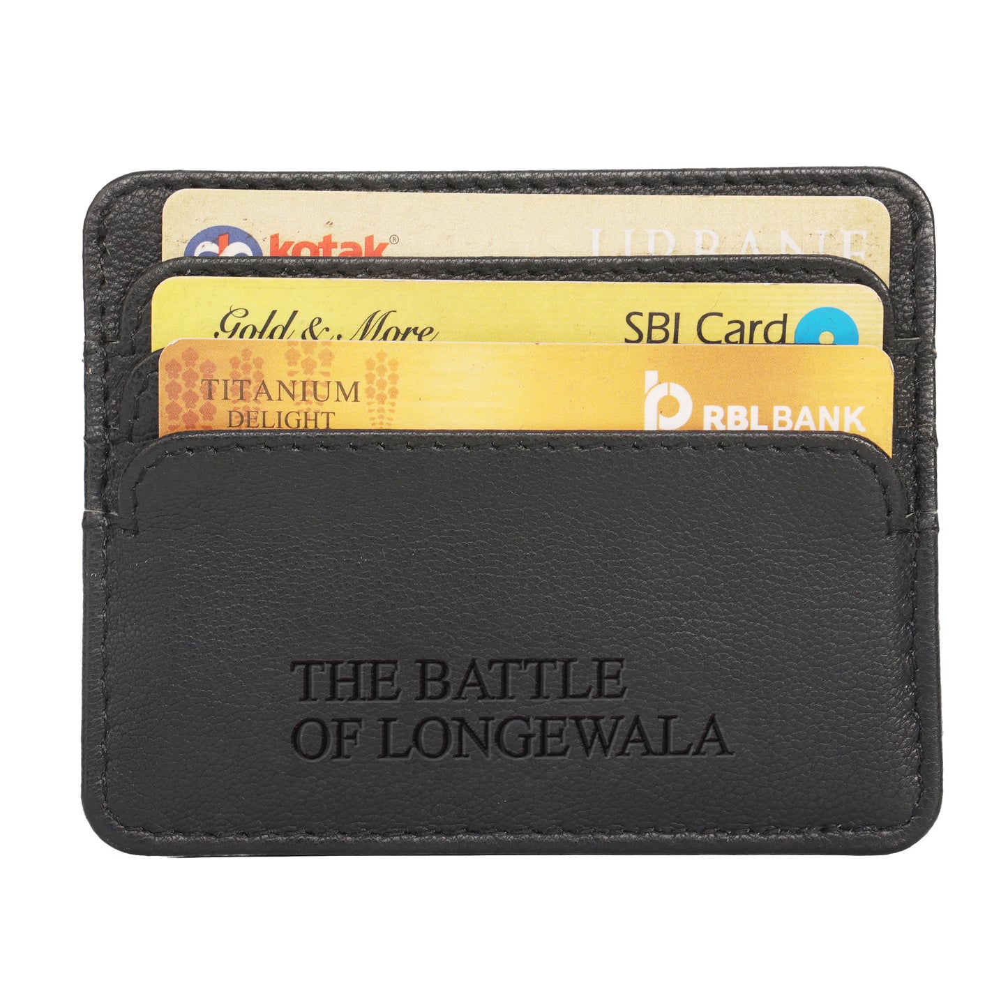 Longewala Edition Pure Leather Card Holder - MSD, ZPRSCC127BLK