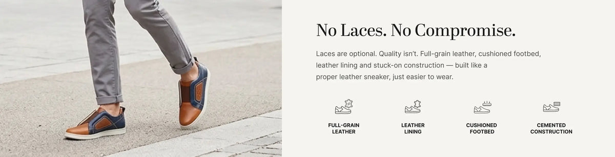 No Laces. No Compromise.