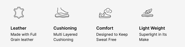Leather, Cushioning, Comfort, Light Weight